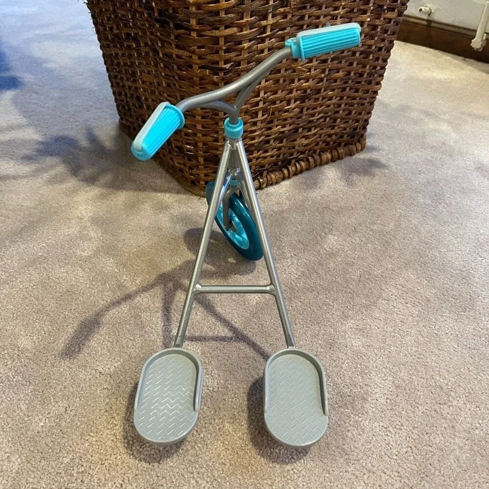 American Girl Sporty Scooter Teal Silver 18 Inch Doll Accessory Retired 2009 New